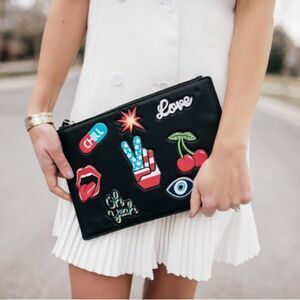 Riley Versa | Versa Detachable Front Leather Clutch Handbag Girl Scout Cover